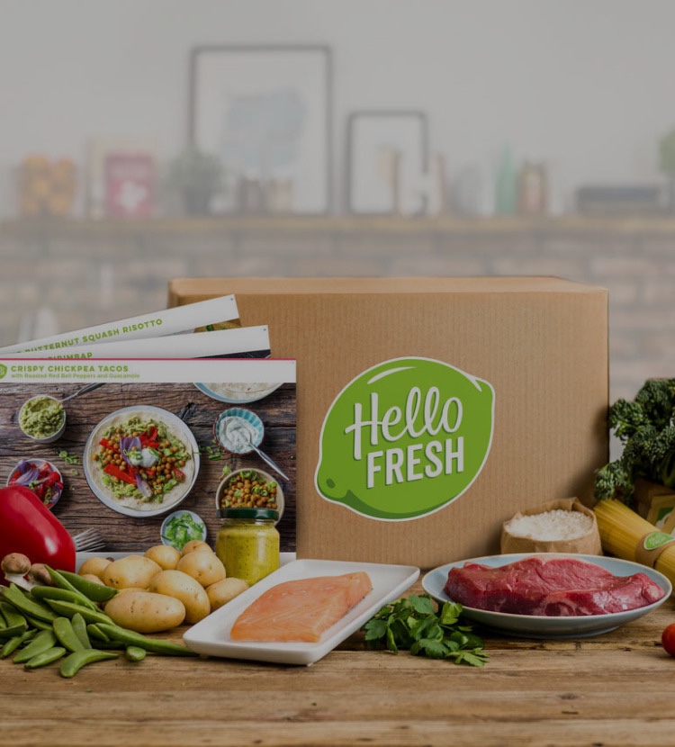 Hello Fresh - 50% off your first box and 35% off the next three boxes ...